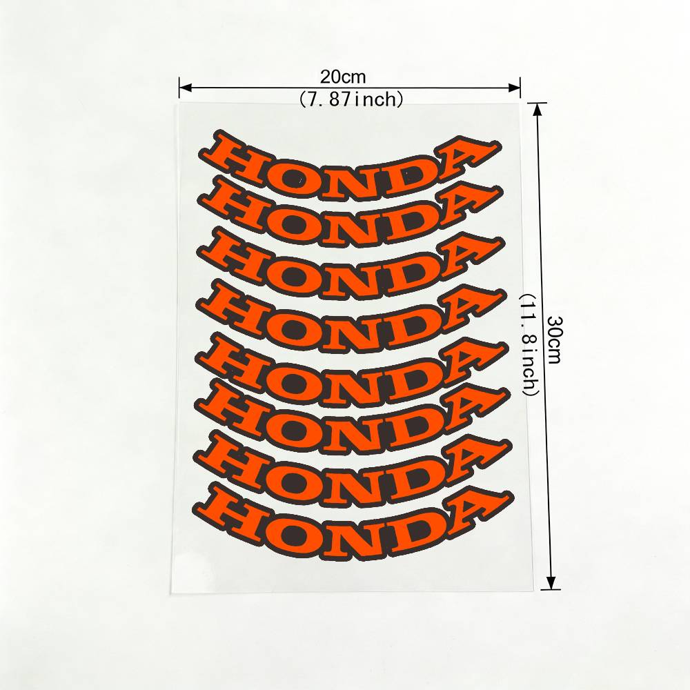 FIQ1 For Honda 18 colors Reflective motorcycle stickers, 3M safety warning at night in the dark scooter helmets