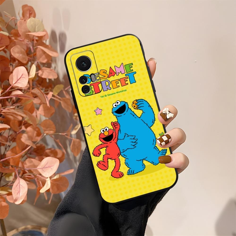 Cartoon S-Sesame S-Street Phone Case Fundas For Xiaomi 15 14 12 Lite Pro 13 11t POCO X5 M6 M5 X6 X3 F5 F6 Pro Cover