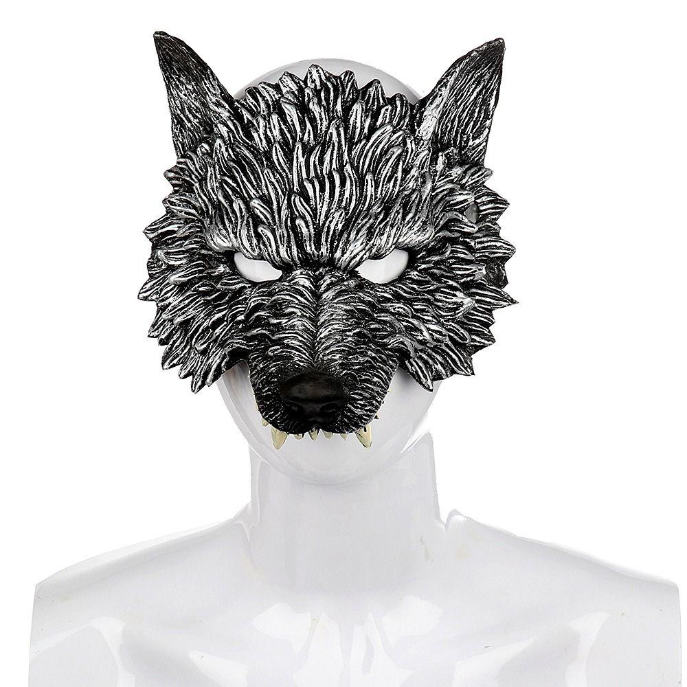 Eye Mask Halloween Wolf Mask RP Foam Animal Mask Nightclub Cosplay Prom Props  Masquerade