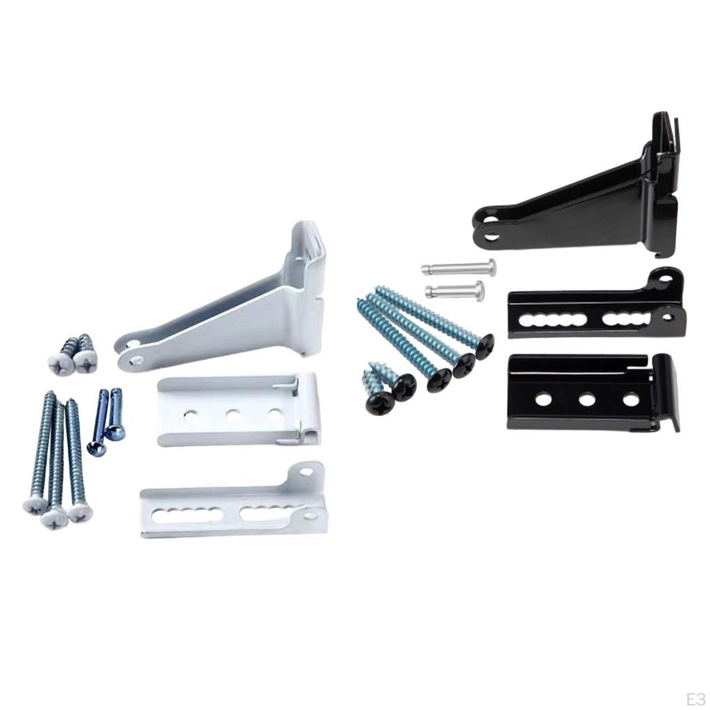 Door Closer Bracket Anti Sag Gate Kit Stable Sturdy Heavy Duty Industrial Frame Repair