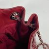 CHANEL CC Mark Lipstick Double Chain Crossbody Flap Bag Shoulder Bag Red/pink