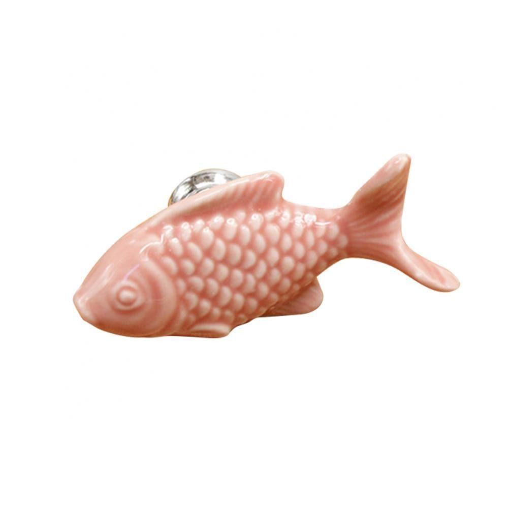 Fish Shape Drawer Knob Single Hole Door Handles Stylish Cupboard Knob  Kitchen