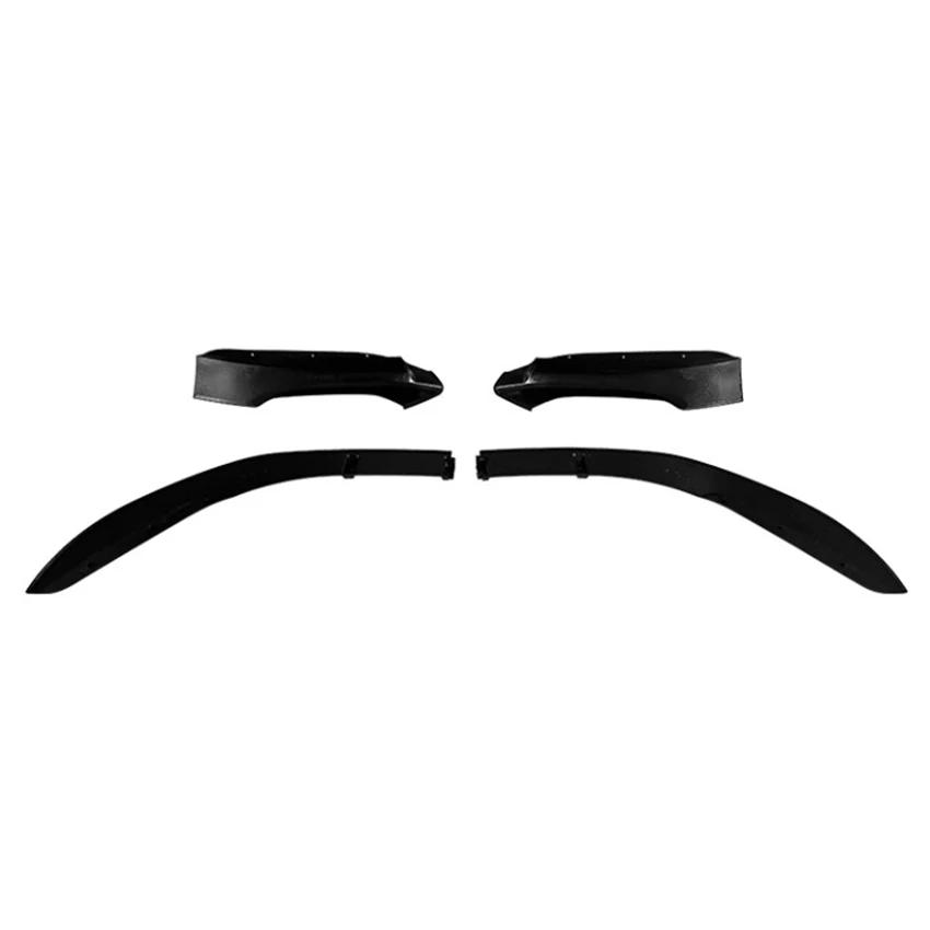 4PCS For BMW F20 F21 118i 120d 120i M135i M140i LCI M Sport Front Bumper Lip Spoiler Diffuser Splitter Cover 2015 To 2019