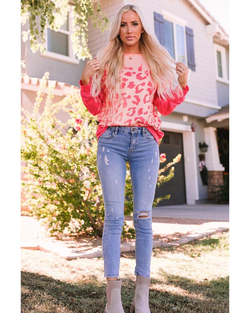 Azura Exchange Свитшот с принтом гепарда