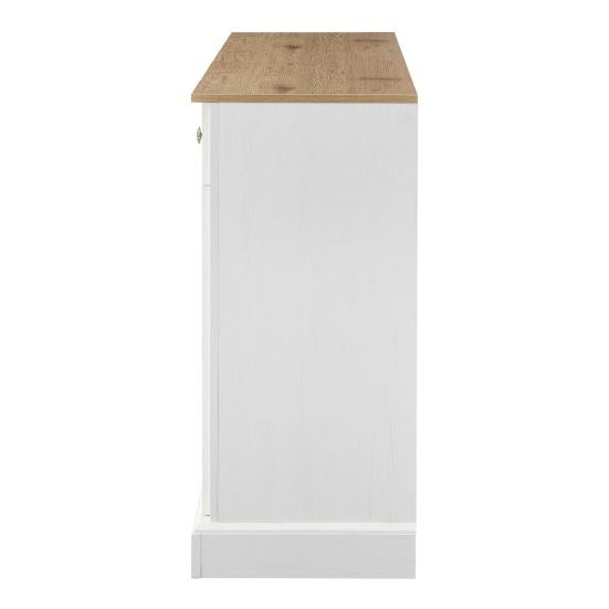 Kitchen Pantry Patchwork Color Large Sideboard with 4 Doors And 2 Drawers Modern Buffet Cabinet for Dining Room Living