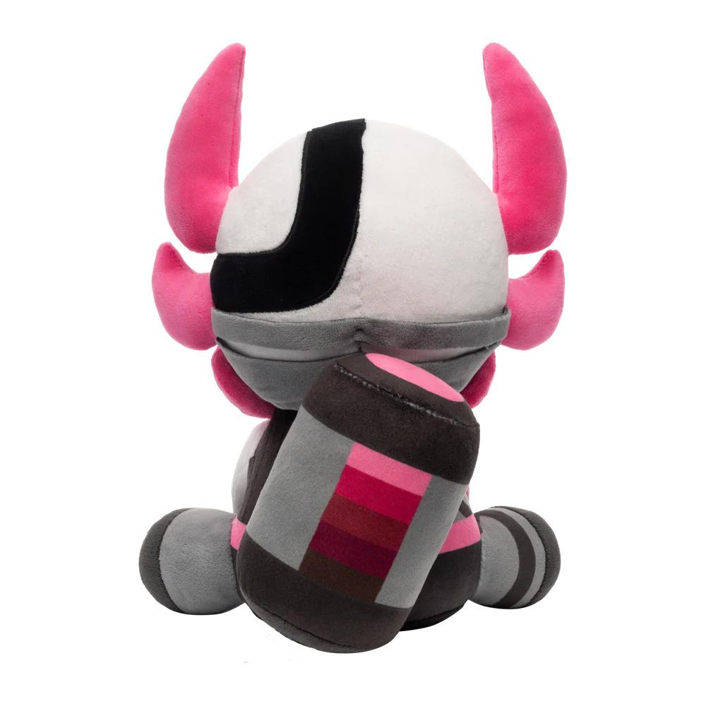 22CM Phighting Pink Bull Doll Bull Simulation Plush Doll Suitable for Fans to Collect Home Decoration