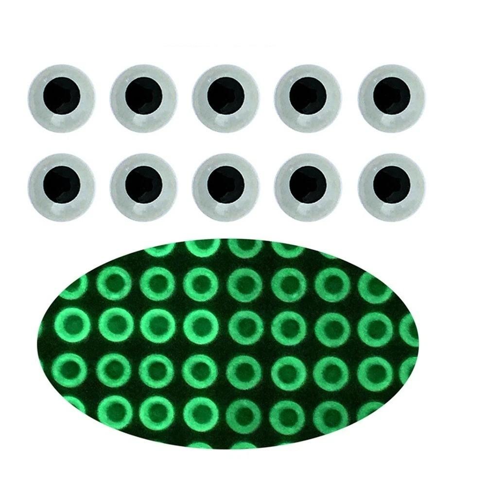 Fly Tying 3mm/4mm/5mm/6mm Jigs Crafts 3D Holographic Fishing Fishing Bait Luminous Fish Lure Eyes