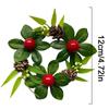 Christmas Window Berry Pine Small Wreath Hanging Decorations XMAS Home Garland