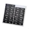 Weight Stack Labels Block Stickers Self Sticky Fitness Equipment Number Tags