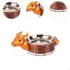 Dry Pot Alcohol Stoves Cookware Food Warmer for Picnic Party Restaurant Kitchen