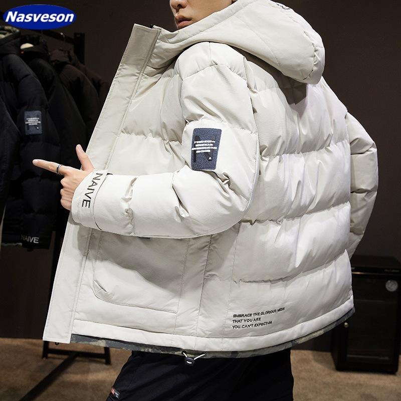 Мужская зимняя утепленная рабочая одежда, хлопковая куртка, повседневная куртка-пуховик с капюшоном, мужская куртка