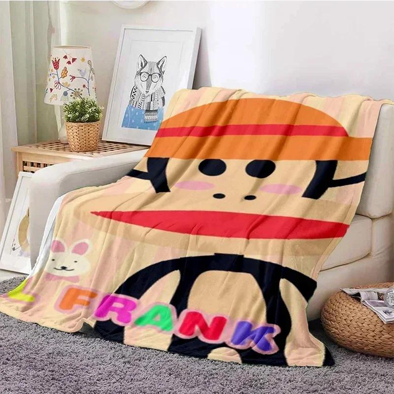 P-Paul Frank фланелевый гостиная, спальня, диван-кровать, детский пикник, тепло, комфорт, портативное одеяло, подарок на день рождения r2