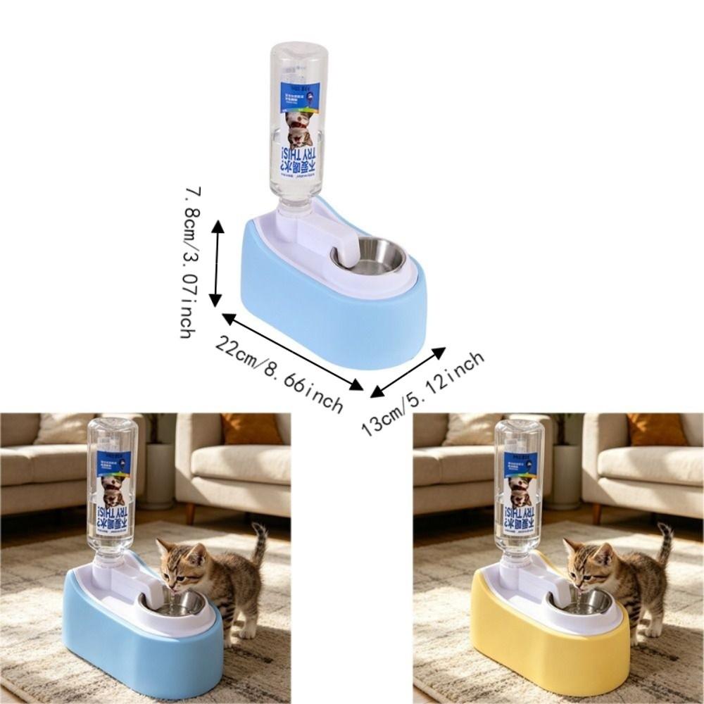 Detachable Cat Automatic Water Dispenser Non Slip Base Pet Water Bowl Hiking