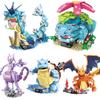 Keeppley Greninja Pokemon Строительные Блоки Charizard Mewtwo Blastoise Сборка 3D Модель Gyarados Мини Фигурка Кирпичики Игрушки для Детей