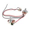 250K 1V1T Jack Комплект wiring harness для бас-гитары Предварительно собранный набор Wiring harness для гитары Запчасти для бас-гитары