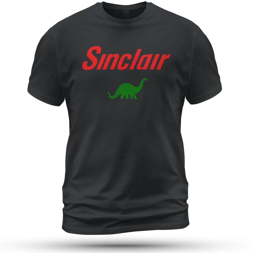 Sinclair Dino Gasoline Logo T-Shirt Funny Size S-5XL Made in USA