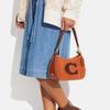 Coach Плюшевая сумка-тоут на молнии с логотипом Teri C Женские сумки Глубокий оранжевый CE557-IMNOA