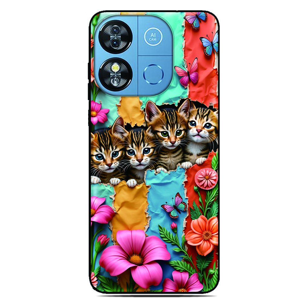 Аниме-чехол для кошек DIY для Cubot A40 X100 A20 A10 Max 5 3 P80 P50 X70 X50 Note 60 50 21 Nothing CMF Phone 1 2 Pro 2a 3a Lite Чехол
