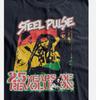 Винтажная черная хлопковая футболка унисекс с принтом группы Steel Pulse, альбом, размер S-5XL, EN707