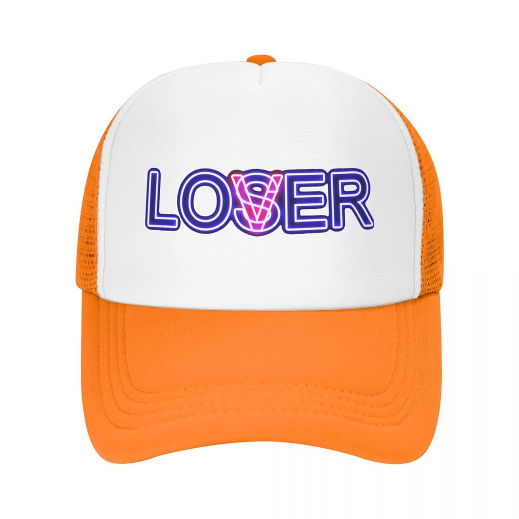 Бейсбольная кепка Lover Loser с неоновым рисунком на заказ, уличная регулируемая бейсболка унисекс WoUnisex, осенняя кепка Snapback