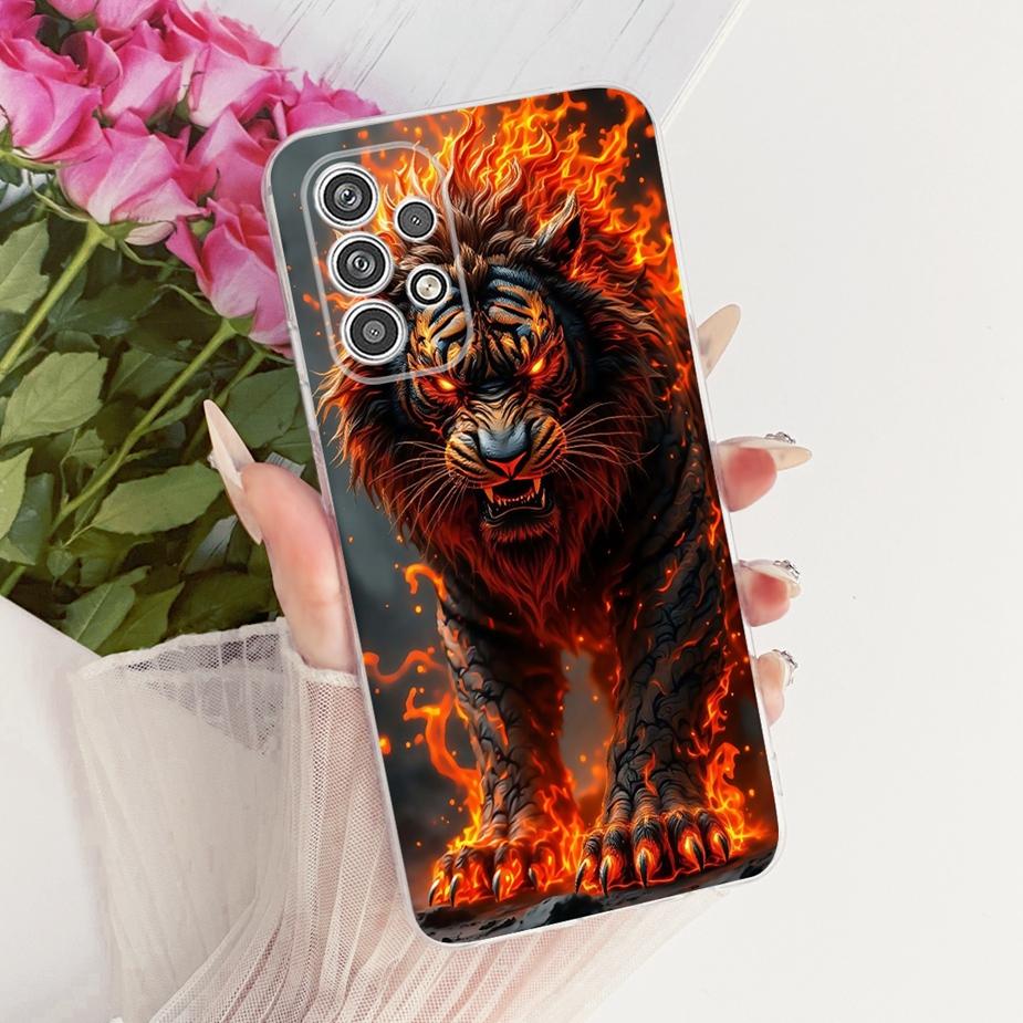 Чехол для Samsung Galaxy A52 A52s A72 5G Крутой Чехол с Рисунком Дракона Мягкий Тонкий Чехол для Телефона для Samsung A52 A 52 s Galaxy A72 5G Сумки