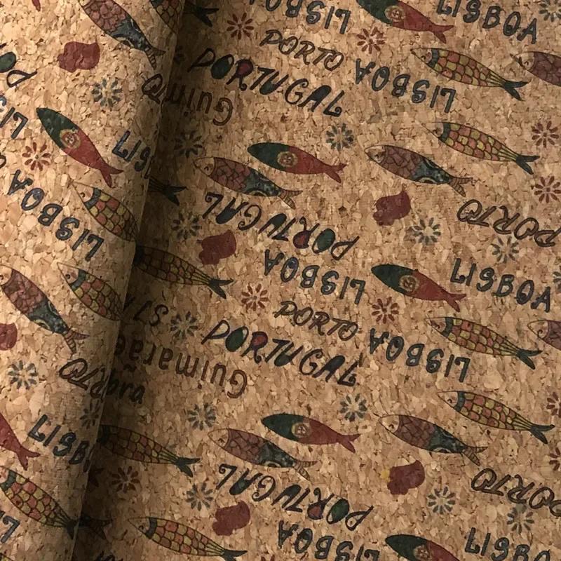 100x138cm Artificial PU Printed Leather Fabric for Background Decorative Shoes Fashion Fabrics DIY Design Material 0.5mm Thickn