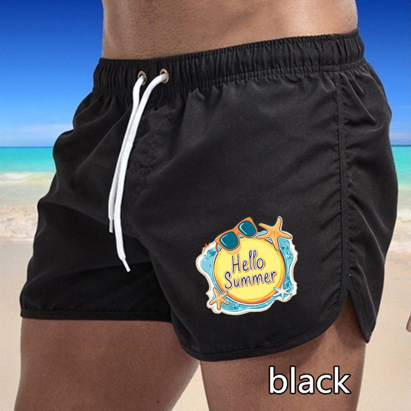BBK-80 Летние новые мужские быстросохнущие плавки спортивные штаны купальный костюм пляжные шорты шорты для бега спортивные креативный баскетбольный принт