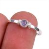 Natural Tanzanite Gemstone 925 Solid Sterling Silver Jewelry Ring Size 8 Q1s38