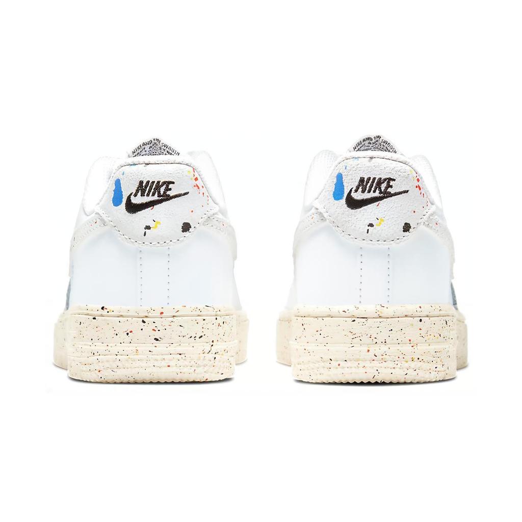 Nike Nike Air Force 1 LV8 3 Устойчивые к истиранию Низкие Скейтбордические Кроссовки Белый Дети Возраст 3-7 лет DJ2599-100