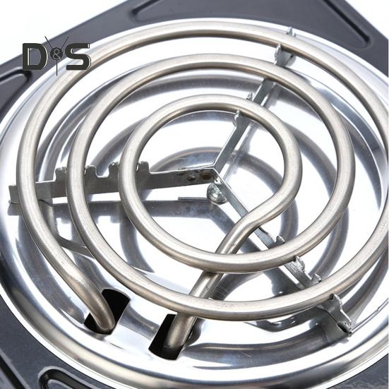 1000 Вт Настольная одноконтурная электрическая конфорка Защита от перегрева Легко моется Портативная электрическая одноконфорочная