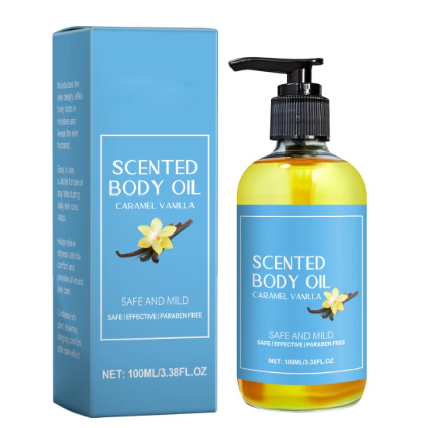 100 мл Карамельное масло для тела Увлажняющее и питательное масло для массажа кожи
