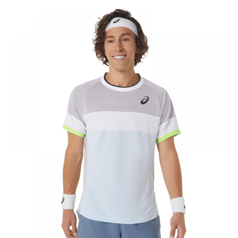 Asics Men MaTch SS Top 2041a244501 Men S ShorT Sleeve Round T ShirT