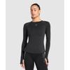 Gymshark Running Long Sleeve Top Black B2c8m Bb2j