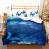Butterfly Art Duvet Cover Set EU Single Double King US Twin Full Queen Cal Children Bed Linen Set