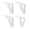 Упаковка из 4 регулируемых держателей для скатерти с белой пружиной