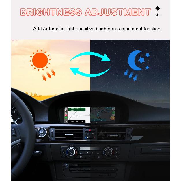 8.8"1920*720 Wireless CarPlay Android Auto Car Multimedia Display for BMW 3 Series E90 E91 E92 E93 5 Series E60 E61 Touch Screen