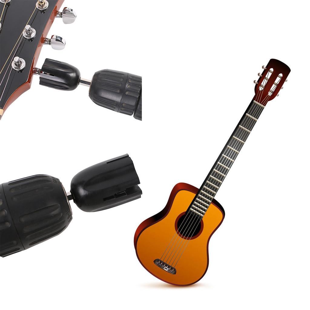 Инструмент для намотки струн гитары, электрическая дрель, съемник колков, гитарный бас, ремонт, техническое обслуживание, простой в использовании инструмент