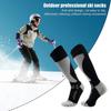 1 пара носков для катания на лыжах выше колена, зимние термоноски, теплые, противоскользящие, ветрозащитные, для сноуборда
