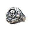 New Goth Vintage Ethic Memento Mori Carpe Diem Letter Skull Rings For Men Fashion Punk Christmas Skeleton Ring For Women Jewelry