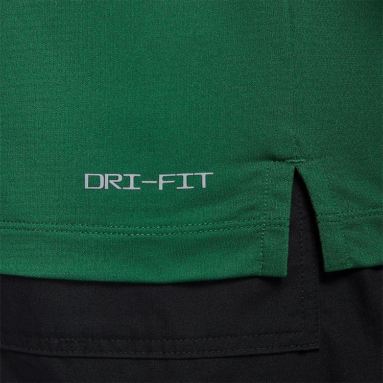 Nike Мужская футболка поло с коротким рукавом Dri-Fit Soft Fashion, топы, цвет Каньон-Грин IB8831-341