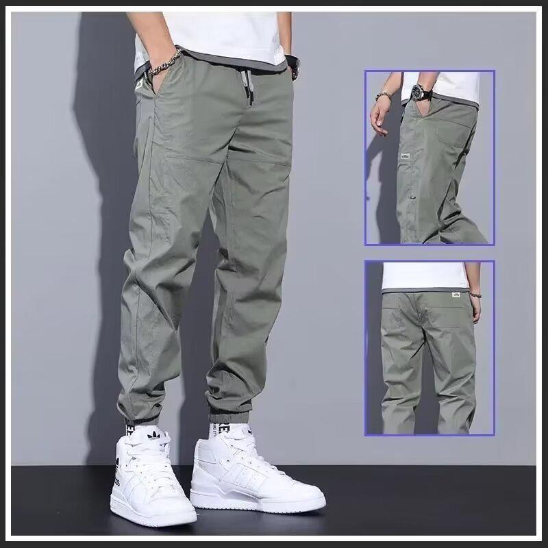 Мужские ретро широкие прямые рабочие брюки - Весна/Осень 2025 Модные джоггеры