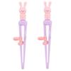 Детские палочки для еды Lilpang The Stick Max, уровень 1 для правой руки, Snow Rabbit, 2 предмета, популярная корейская посуда