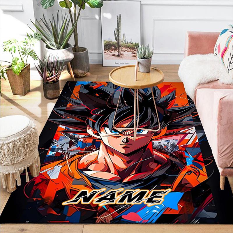 Custom 1Pc Dragon Ball Z Battle Rug Office Carpet Indoor Outdoor Entrance Doormat Nonslip Soft And Comfortable Living Room D291543