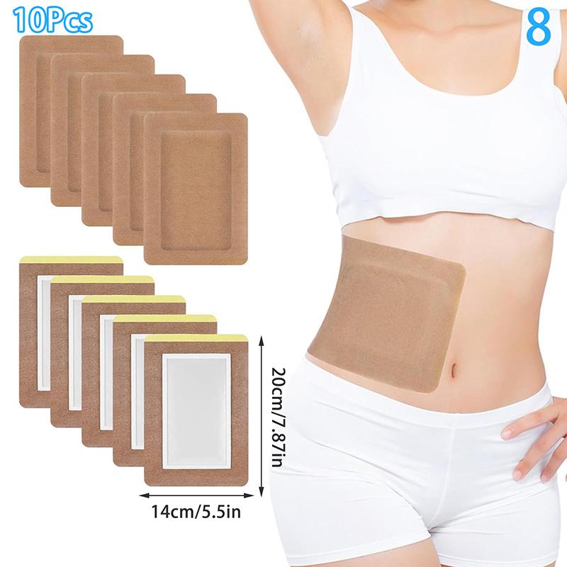 Replacement Disposable Castor Oil Pack Self-Adhesive Universal Adhesive Navel Stickers Seepage Resistant Belly Button Protectors
