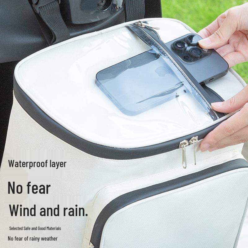 Передняя подвесная сумка для хранения электромобиля и велосипеда для шлема и аксессуаров