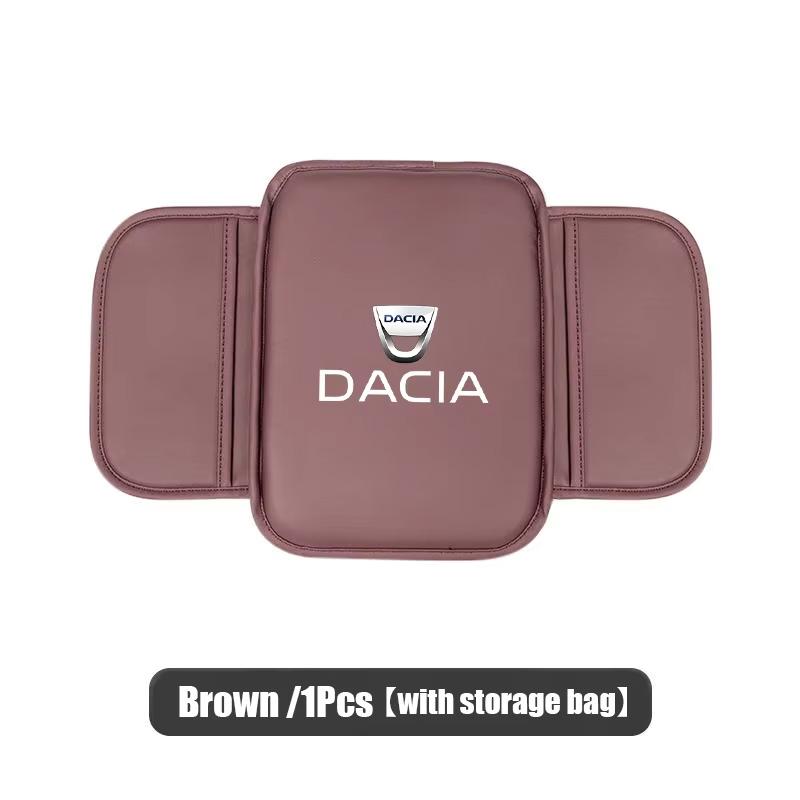 Car Armrest Cushion Cover Leather Seat Center Pad Accessories For Dacia Bigster Spring Duster Sandero Jogger Dokker Lodgy Logan