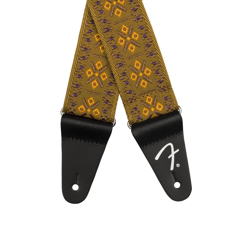 Fender Pasadena Woven Lattice instrument Strap, Tan, 2" (Canadian-made strap)