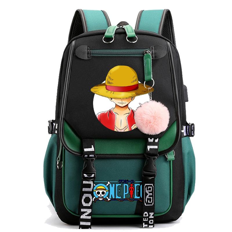 Аниме цельный рюкзак для женщин холщовая сумка для ноутбука школьная сумка для девочек-подростков школьная сумка женская дорожная сумка Mochila