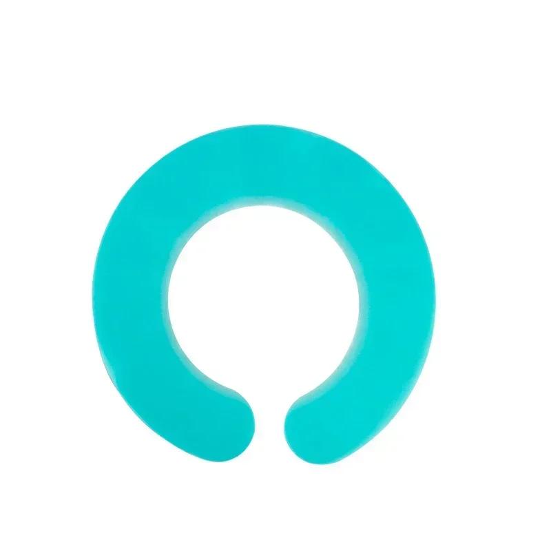 Мягкий Силиконовый Воротник для Стрижки Волос, Накидка на Шею, Парикмахерская, Парикмахер, Накидки для Окрашивания Волос, Водонепроницаемая Повязка на Шею, Салонные Аксессуары