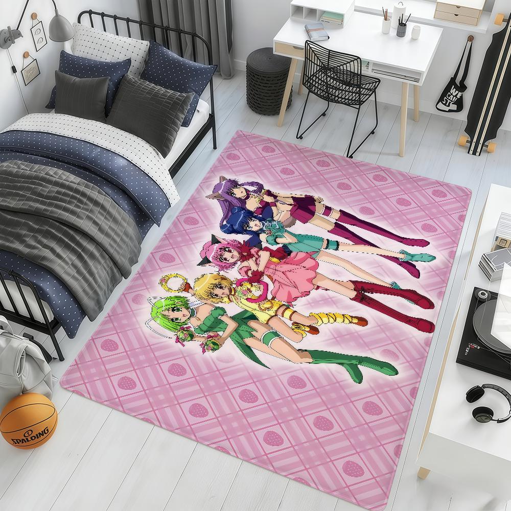 Мультяшный милый классический коврик для двери T-Tokyo Mew Mew коврик для спальни коврик для пола на кухню ванную ковер для прихожей балкона декор для входа дом